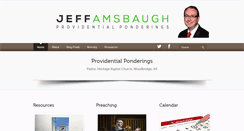 Desktop Screenshot of jeffamsbaugh.com